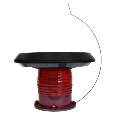 Solar Obstacle Light as Steady-burning L-810 or Flashing beacon L-864